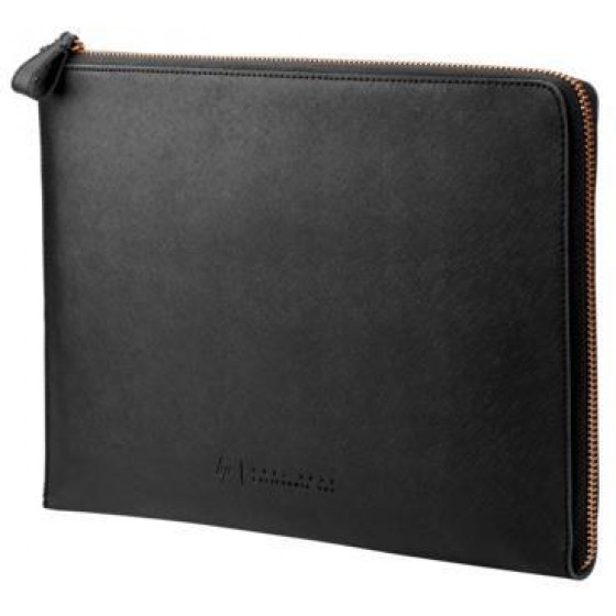 CARRYING CASE HP 13.3 SPECTRE BALCK LEATHER SLEEVE (ZIPPER) - (W5T46AA)