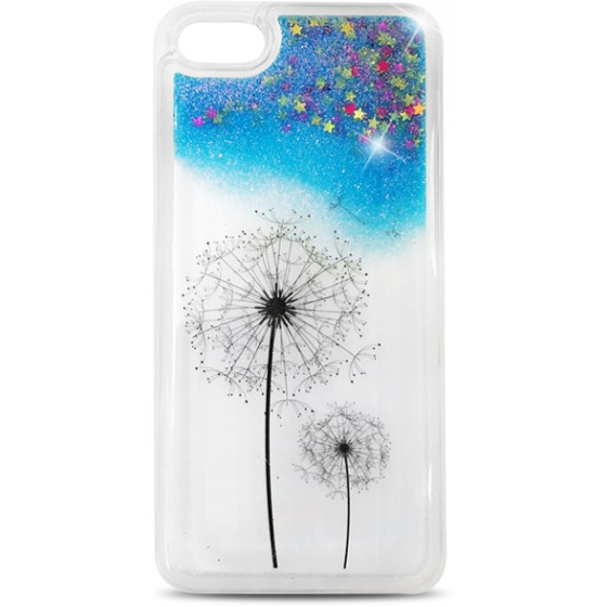 ������� ������ XCOVER LIQUID GLITTER FLOWER TPU IPHONE 7 BLUE