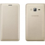 ���� SAMSUNG GALAXY J3 2016 J320 FLIP COVER GOLD OR