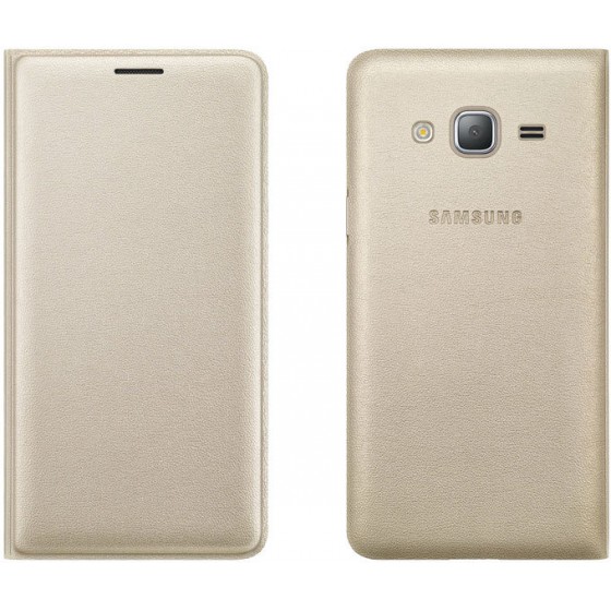 ���� SAMSUNG GALAXY J3 2016 J320 FLIP COVER GOLD OR