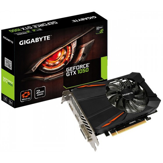 GIGABYTE VGA GV-N1050D5-2GD, 2048MB, GDDR5