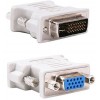 POWERTECH ADAPTER VGA 15PIN FEMALE �� DVI-I 24+5 PIN MALE - (CAB-G019)