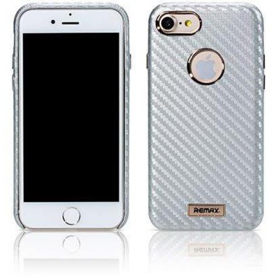 CASE REMAX FOR IPHONE 7 PLUS CARBON SILVER