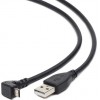 CABLEXPERT ANGLED MICRO-USB CABLE 1,8M - (8716309082051)
