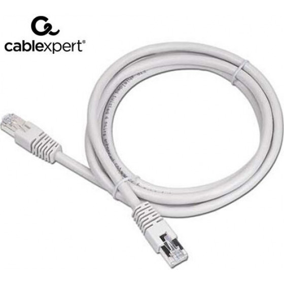 CABLEXPERT PATCH CORD CAT 5E MOLDED STRAIN RELIEF 50U PLUGS GREY 2M - (8716309009607)