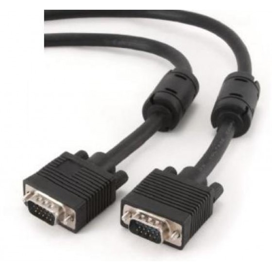 CABLEXPERT PREMIUM VGA HD 15M/HD15M DUAL SHIELDED W/2 X FERRITE CORE 10M - (8716309074209)