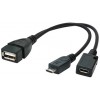 CABLEXPERT USB ADAPTER CABLE OTG AF + MICRO BF TO MICRO BM CABLE 0,15M