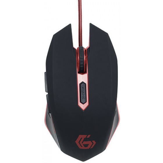 GEMBIRD GAMING MOUSE USB RED MUSG-001-R - (8716309081900)