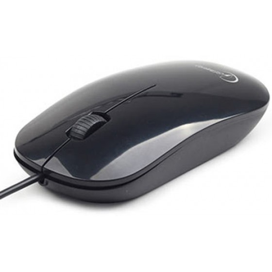 GEMBIRD OPTICAL MOUSE USB BLACK - (8716309083706)