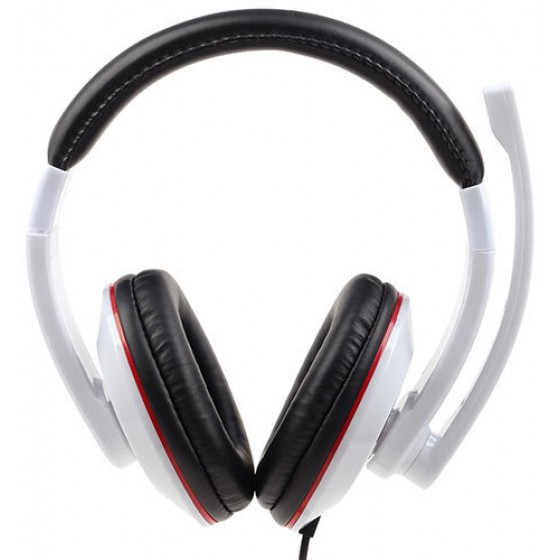 GEMBIRD STEREO HEADSET GLOSSY WHITE MHS-001-GW - (8716309079501)