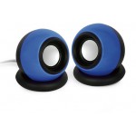 GEMBIRD STEREO SPEAKER SPHERE 3,5MM JACK BLACK BLUE SPK-AC-B - (8716309089722)