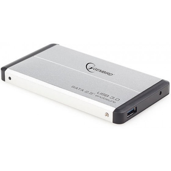 GEMBIRD USB 3.0 2.5 ENCLOSURE SILVER - (8716309084758)