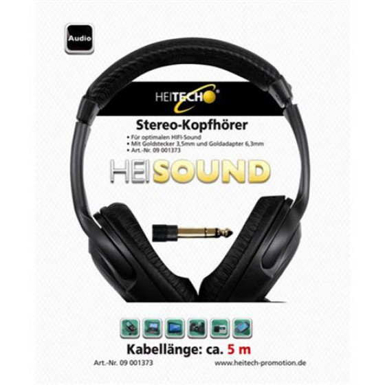 HEITECH DIGITAL SUPERBASS STEREO HEADSET 5M - (4250040913730)