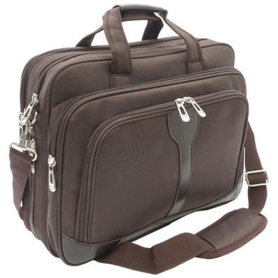 LAMTECH LAPTOP BAG POLYESTER 15,6 BROWN
