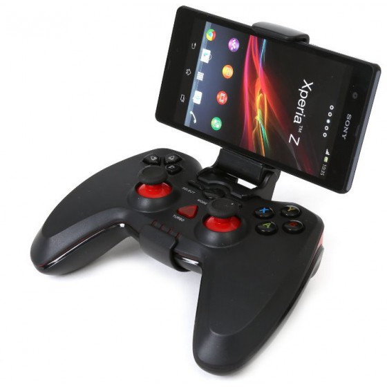 OMEGA GAMEPAD SANDPIPER OTG FOR ANDROID WITH CLIP BLACK - (5907595424035)