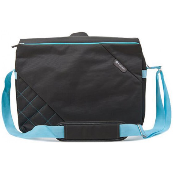 PLATINET NOTEBOOK BAG 15,6 MESSENGER COLLECTION GREY/BLUE - (5907595417310)