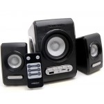 SONIC GEARS USB POWERED XTREME BASS SPEAKERS 2,1 BLACK COOL GREY - (8886411908256)