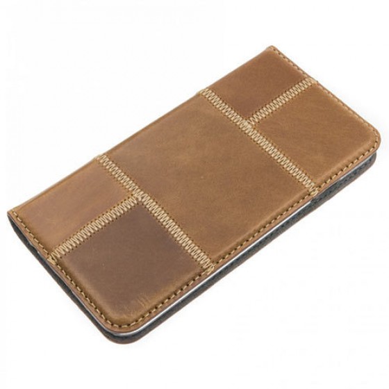 TELLUR MAGNETIC BOOK CASE IPHONE 6/6S PATCH BROWN