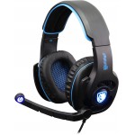 SADES GAMING HEADSET USB - 7.1CH (HAMMER), 50MM ��������� - (SA-923)