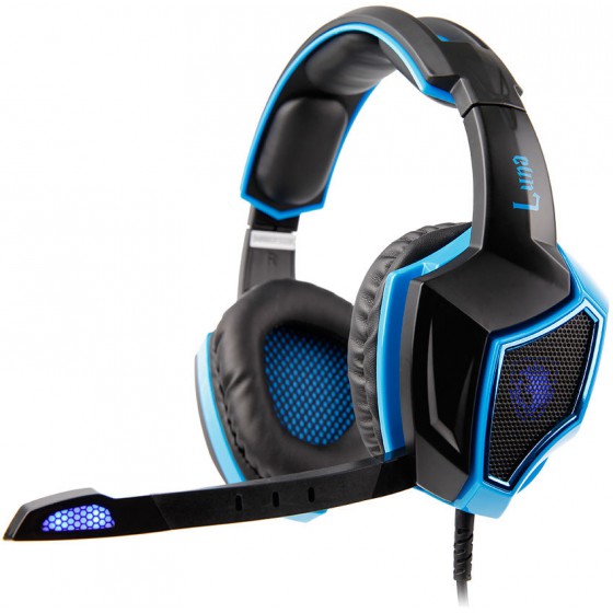 SADES GAMING HEADSET USB - 7.1CH (LUNA), 40MM ��������� - (SA-968)