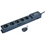 ENERGENIE REMOTE CONTROLLED 5 SOCKET SURGE PROTECTOR EXTRA PROTECTION EG-SP5-TNCU6B-RM - (8716309070973)