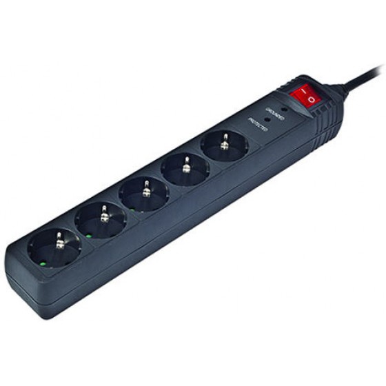 ENERGENIE SURGE PROTECTOR 5 SOCKETS 3M SPG5C10 - (8716309065504)