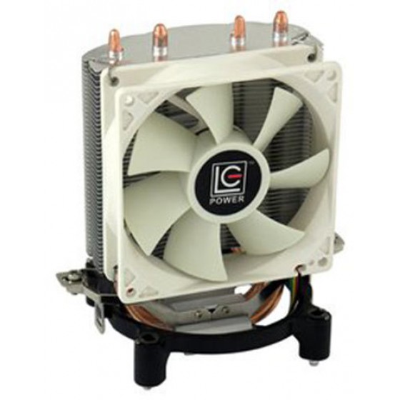 LCPOWER COOLER ALUMINIUM HEATPIPE CPU COOLER FOR INTEL LGA 775/1155/1156 & AMD AM2/AM3 - (4260070122705)