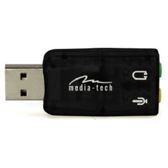 MEDIATECH VIRTUAL 5.1 SOUNDCARD WITH USB DONGLE - (5906453151014)