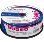 MR202 MEDIARANGE CD-R 80 52X INKJET - FULLSURFACE PRINTABLE CAKEBOX 25 PACK