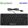 LAMTECH USB MINI KEYBOARD BLACK LAM081710 GR - (9982016081710)