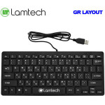 LAMTECH USB MINI KEYBOARD BLACK LAM081710 GR - (9982016081710)