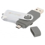 PLATINET 16GB + MICROUSB ANDROID PENDRIVE USB 2.0 TX-DEPO - (5907595419932)