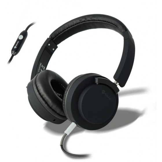 MELICONI 497450 MYSOUND SPEAK PRO BLACK ON-EAR STEREO HEADPHONE (WITH MICROPHONE - (8006023250899)
