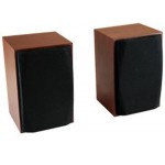 MEDIATECH WOOD-X STEREO SPEAKERS 10W RMS USB POWERED WOODEN CASES