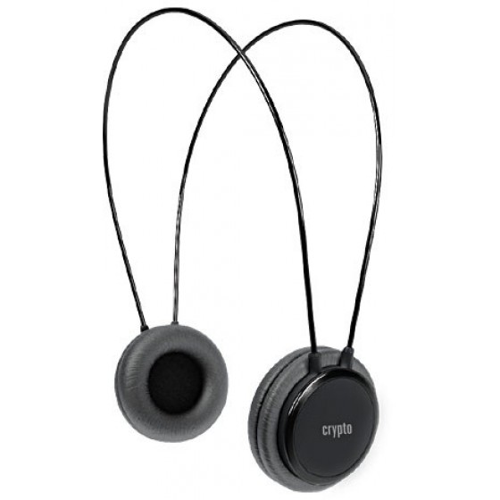 CRYPTO HEADPHONES HP-100 BLACK - (W005960)