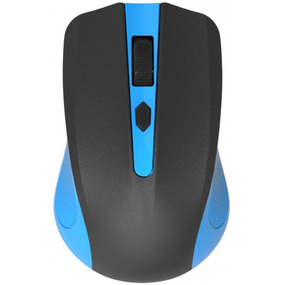 POWERTECH WIRELESS MOUSE, ������, 1600 DPI, BLUE - (PT-401)