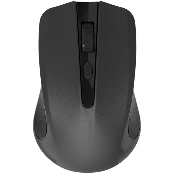 POWERTECH WIRELESS MOUSE, ������, 1600 DPI, BLACK - (PT-398)