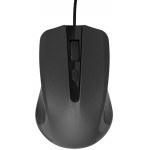 POWERTECH WIRED MOUSE, ������, 1200 DPI, BLACK - (PT-394)