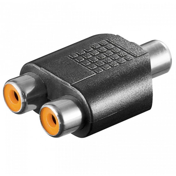 ADAPTOR RCA ���/ 2X RCA ���