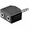 ADAPTOR STEREO 3.5MM �� 2 STEREO 3.5MM ���.