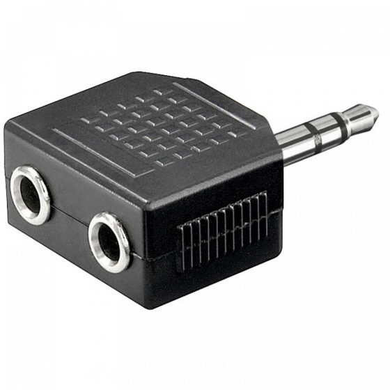ADAPTOR STEREO 3.5MM �� 2 STEREO 3.5MM ���.