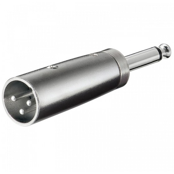 ADAPTOR XLR ��� / 6.35 MONO ���