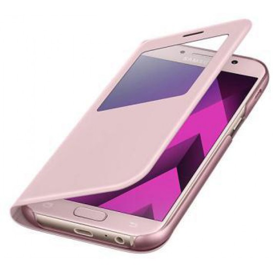 ���� FLIP S-VIEW SAMSUNG EF-CA520PPEG A520F GALAXY A5 (2017) ���