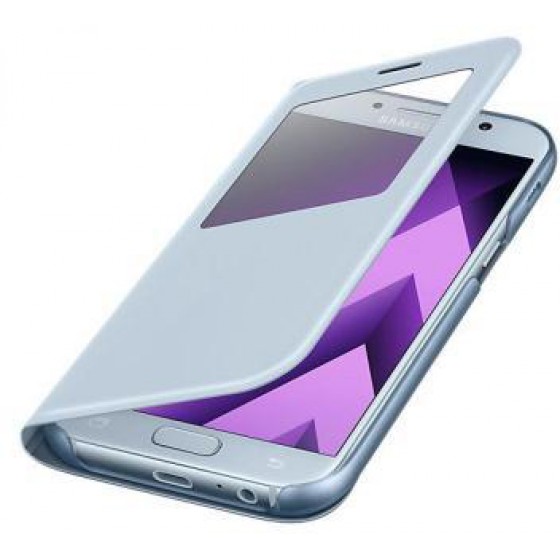 ���� FLIP S-VIEW SAMSUNG EF-CA520PLEG A520F GALAXY A5 (2017) ����