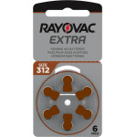RAYOVAC EXTRA ADVANCED 312 BL6