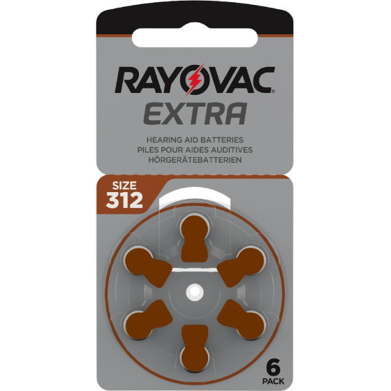 RAYOVAC EXTRA ADVANCED 312 BL6