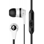 SKULLCANDY INKD 2 W/MIC WHITE BLACK - (S2IKFY-074)