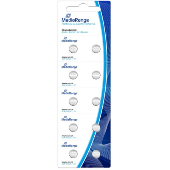�������� �������� MEDIARANGE PREMIUM COIN CELLS AG4 1.5V (LR626) (10 PACK) - (MRBAT111)