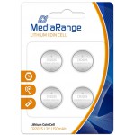 �������� ������ MEDIARANGE COIN CELLS CR2025 3V (4 PACK) - (MRBAT131)