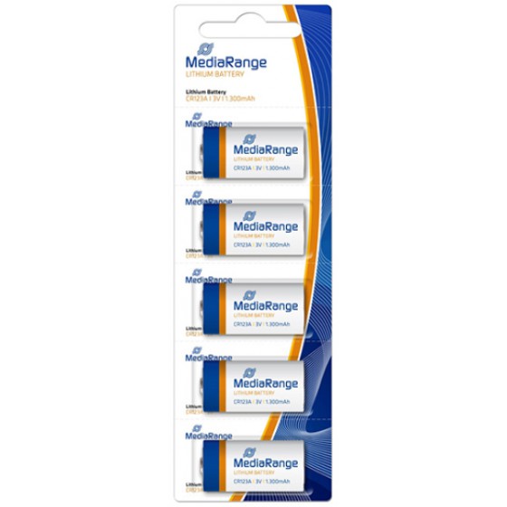 �������� ������ MEDIARANGE CR123A 3V (5 PACK) - (MRBAT150)